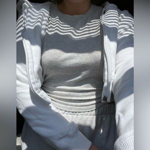 Hollister Cropped Zip Hoodie